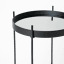 Native Decor Matte Black Mirror Side Table Product Detail Image 