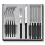 Victorinox Swiss Modern Table Set Giftbox with Table Knives, Set of 12 - Black Product Image 