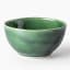 Mervyn Gers Glazed Stoneware Small Round High Bowls, Set of 2 - Fig Green