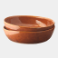 Mervyn Gers Glazed Stoneware Breakfast Bowls, Set of 2 - Brown