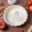 KitchenCraft Home Made Stoneware Round Pie Dish, 26cm lifestyle