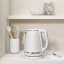 Cuisinart Cordless Kettle, 1.5L - Warm White on the kitchen counter