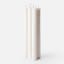 Okra Candle Traditional Dinner Candle Box Set, Set of 6 - Off White 