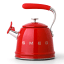 Smeg Whistling Stovetop Kettle - Red