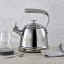 Smeg Whistling Stovetop Kettle - Stainless steel in use