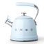 Smeg Whistling Stovetop Kettle - Pastel Blue