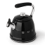 Smeg Whistling Stovetop Kettle - Black