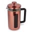 La Cafetiere Pisa Cafetiere, 8 Cup - Copper with coffee