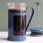 La Cafetiere Monaco Cafetiere, 8 Cup - Blue in use