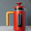 La Cafetiere Pisa Cafetiere, 3 Cup - Red close up