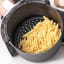 Creative Cooking Silicone Air Fryer Liner - Round - Black Product In Use