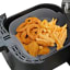 Creative Cooking Silicone Air Fryer Square Basket  - Grey Product In Use