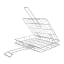 Home Essentials Stainless Steel Adjustable Camper Grid with Sliding Handles Product Side VIew