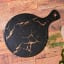 Nicolson Russell Kintsugi Round Serving Board - Black Product In Use 