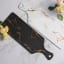 Nicolson Russell Kintsugi Rectangular Serving Board - Black Product In Use 
