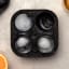 W&P Peak Sphere Ice Tray - Charcoal in use