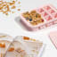 W&P Peak Everyday Ice Tray - Pink Speckled in use