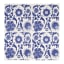 Tavola Suzani Biodegradable Paper Napkins, Pack of 25 - Blue  Product Detail