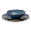 Yuppiechef Majorca Oversized Cereal Bowls, Set of 4 - Ocean Blue detail of the set