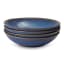 Yuppiechef Majorca Pasta Bowls, Set of 4 - Ocean Blue