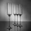 Yuppiechef Modern Champagne Flutes, Set of 4