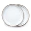 Barebones Enamel Salad Plate, Set of 2 - Eggshell