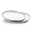 Barebones Enamel Plate, Set of 2 - Eggshell