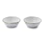 Barebones Enamel Bowl, Set of 2 - Eggshell