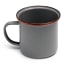 Barebones Enamel Cup, Set of 2 front view