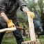 Barebones Field Hatchet in use