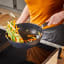 Fiskars Functional Form Wok, 28cm in use