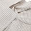 The Collection Linen Blend Check Napkins, Pack of 4 - Natural with Brown detail