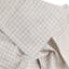 The Collection Linen Blend Check Tablecloth, Natural with Brown - 8-10 Seater detail