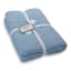 The Collection Stone Washed Cotton Tablecloth - 10-12 Seater - Dirty Blue