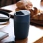 Joseph Joseph Sipp Travel Mug, 340ml - Blue Product Lifestyle Image 