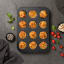 Sagenwolf Titanium Series Non-stick 12 Cup Muffin Pan Product Lifestyle Image 