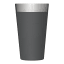 Stanley The Stacking Beer Pint, 470ml - Charcoal back view