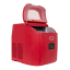 SnoMaster 12 kg Portable Ice Maker - Red Product Open Side View Image 