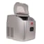 SnoMaster 12 kg Portable Ice Maker - Silver Product Open Side View Image 