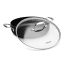 Sagenwolf Titanium Series Non-Stick Chef's Pan with Glass Lid - 28cm Product 45 Degree Angle Image