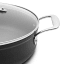 Sagenwolf Titanium Series Non-Stick Chef's Pan with Glass Lid - 30cm Product Detail Image 