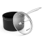 Sagenwolf Titanium Series Non-Stick Saucepan with Glass Lid, 16cm Product 45 Degree Angle Image 