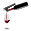 Coravin Pivot Wine Preservation System used to pour wine in a wine glass