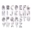 Olala Alphabet Cookie Cutters, Set of 26