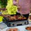 Cuisinart Entertaining Grill with prawns on the table