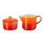 Le Creuset Cream & Sugar Set - Flame