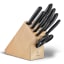 Victorinox Swiss Classic Knife Block Set, Set of 9 wooden knife block