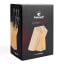 Sagenwolf Performance Rubber Wood Knife Block, 5 Slot Front view of Packaging 