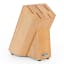 Sagenwolf Performance Rubber Wood Knife Block, 5 Slot angle