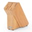 Sagenwolf Performance Rubber Wood Knife Block, 5 Slot angle